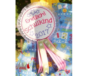 Stickserie - Schulkind mit Jahreszahlen bis 2025